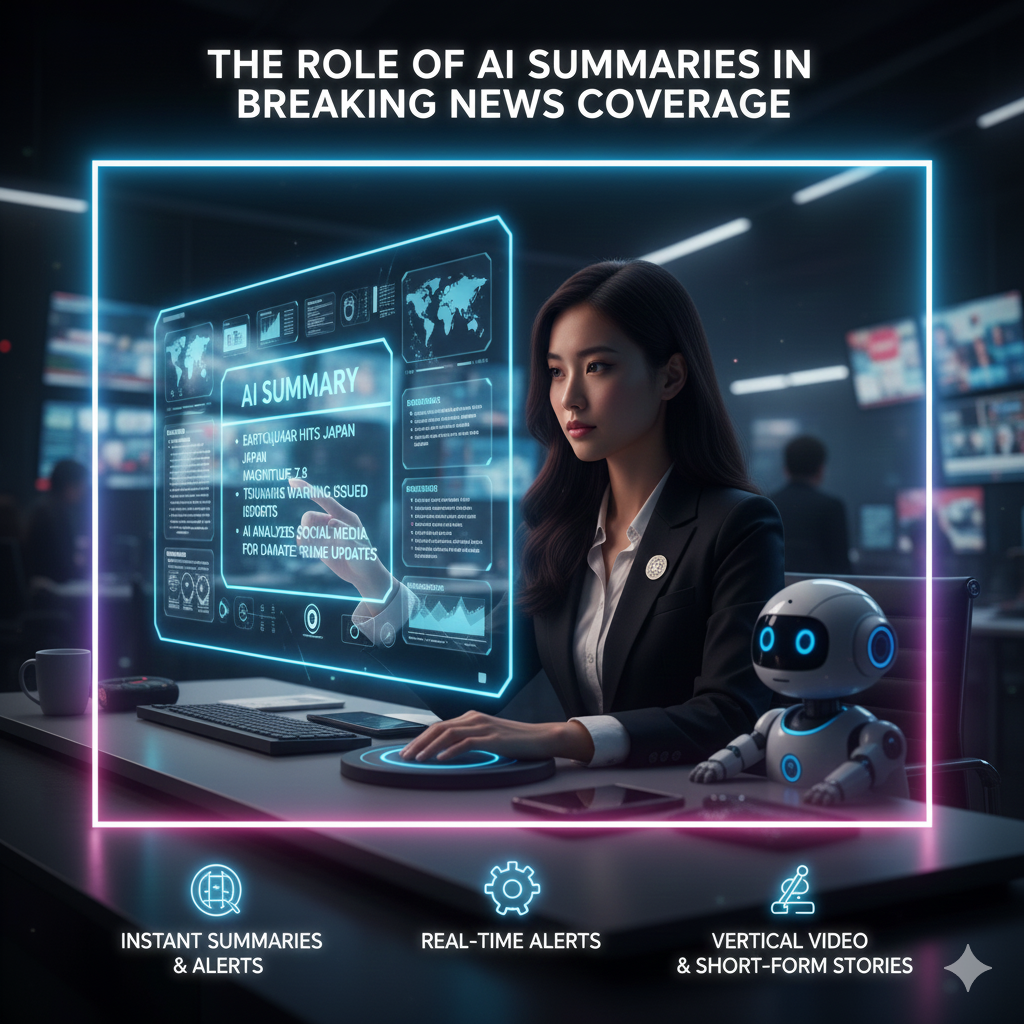 The Role of AI Summaries in Breaking News Coverage