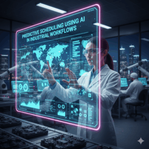 Predictive Scheduling Using AI in Industrial Workflows