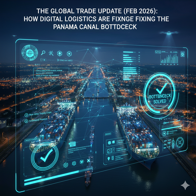 The Global Trade Update (Feb 2026): How Digital Logistics Are Fixing the Panama Canal Bottleneck