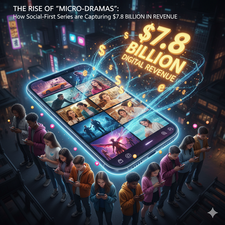 The Rise of "Micro-Dramas": How Social-First Series are Capturing $7.8 Billion in Digital Revenue