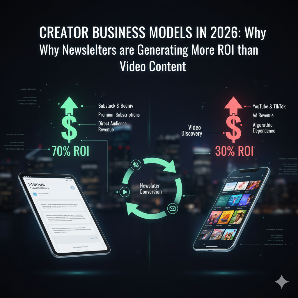 Creator Business Models in 2026: Why Newsletters are Generating More ROI than Video Content