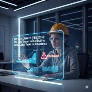 Big Tech Layoffs (Feb 2026): The Shift Toward Redistributing White-Collar Tasks to AI Systems