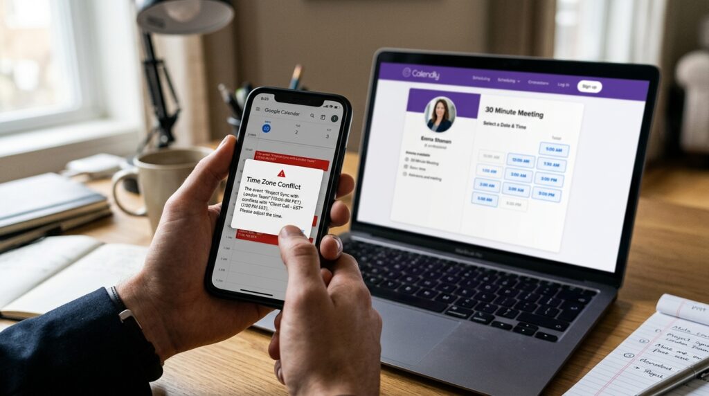 Fixing Desync Issues in Google Calendar When Booking Across Multiple Time Zones via Calendly